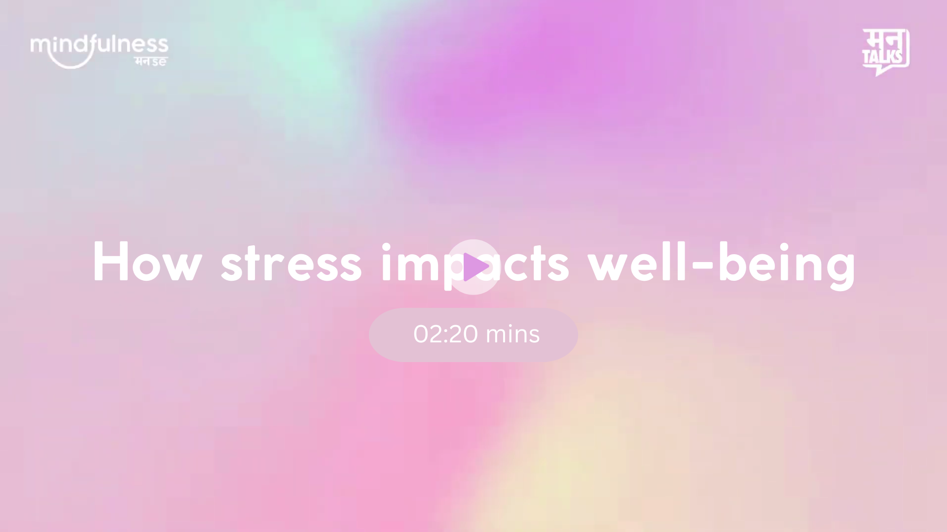 How stress impacts well-being